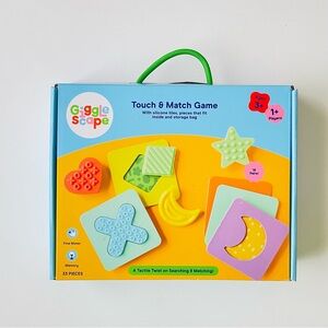 Touch & Match Game With silicone tiles and shapes ages 3+